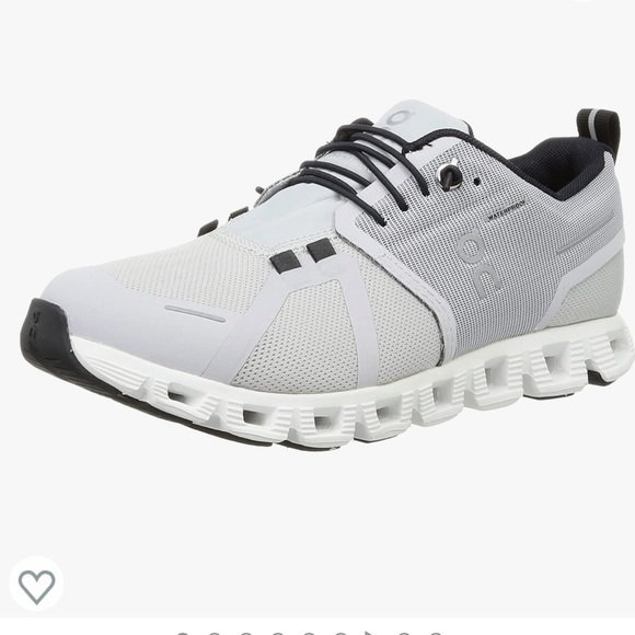 On Running Shoes On Running Womens Cloud 5 Waterproof Glacier White